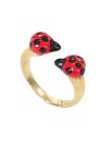 Double Ladybug ring