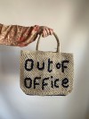 Out of Office large bag natural and indigo