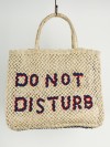 Do not disturb large bag natural, red and blue
