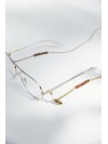 Berry Brown glasses chain