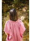 Pink chiffon blouse